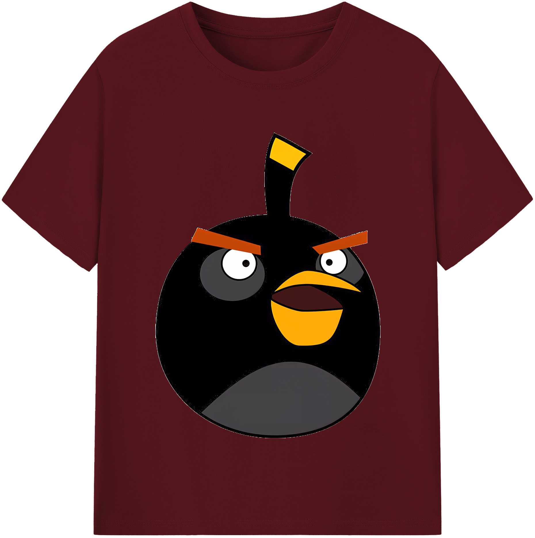 （画像用） Angry Birds アングリーバード 綿100％半袖Tシャツ（フロントプリント）